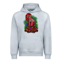 Heather Grey christmas rooster Urban Hoodie - BarkalooDesign