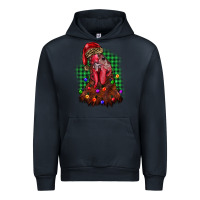Navy christmas rooster Urban Hoodie - BarkalooDesign