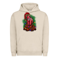 Pigment French Oak christmas rooster Urban Hoodie - BarkalooDesign