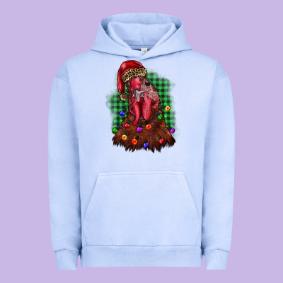 Christmas Rooster Urban Hoodie Designed By Barkaloodesign