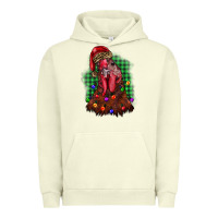 Pigment Pistachio christmas rooster Urban Hoodie - BarkalooDesign