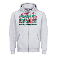 Nursing Student No Sleep No Money No Life Zipper Hoodie | Teevron