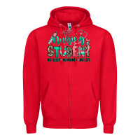 Red nursing student no sleep no money no life Zipper Hoodie - RanaPortraitStore
