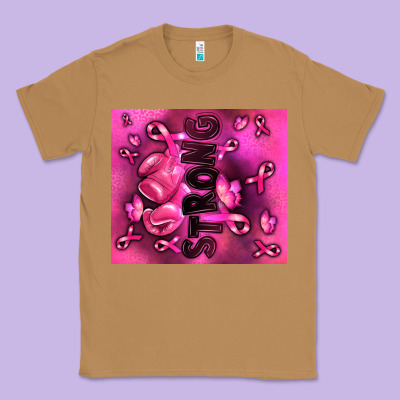 Strong Breast Cancer Classic Tee Designed By Ranaportraitstore