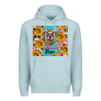 Blue Mist mama bear Premium Hoodie - Artiststas