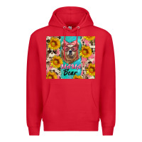 Red mama bear Premium Hoodie - Artiststas