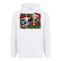 White merry christmas heifers Heavyweight Hoodie - RanaPortraitStore