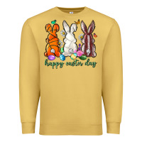 Antique Gold happy easter day with sports Premium Sweatshirt - Neo Western