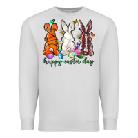 Dove Grey happy easter day with sports Premium Sweatshirt - Neo Western