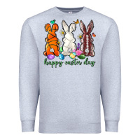Heather Grey happy easter day with sports Premium Sweatshirt - Neo Western