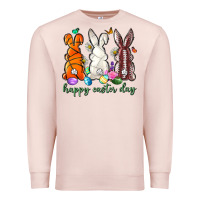 Pale Pink happy easter day with sports Premium Sweatshirt - Neo Western