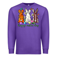 Purple happy easter day with sports Premium Sweatshirt - Neo Western