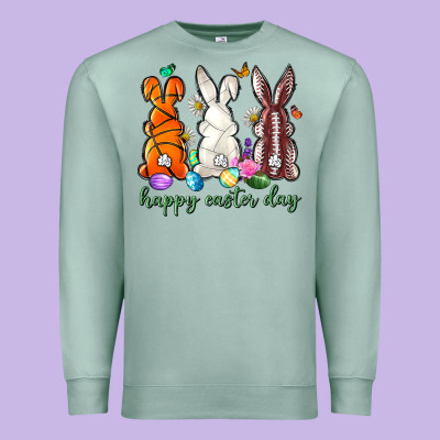 Happy Easter Day With Sports Premium Sweatshirt Designed By Neo Western