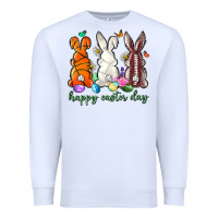 White happy easter day with sports Premium Sweatshirt - Neo Western