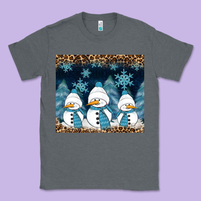 Snowman Winter Classic Tee Designed By Ranaportraitstore