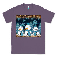 Lavender snowman winter Classic Tee - RanaPortraitStore
