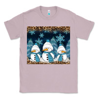 Lilac snowman winter Classic Tee - RanaPortraitStore