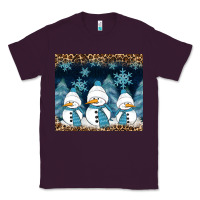 Plum snowman winter Classic Tee - RanaPortraitStore