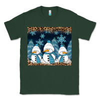 Sports Green snowman winter Classic Tee - RanaPortraitStore