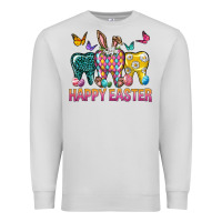 Dove Grey happy easter dental Premium Sweatshirt - Neo Western