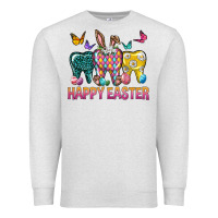 Oatmeal Heather happy easter dental Premium Sweatshirt - Neo Western
