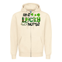 Sandshell one lucky nurse Zipper Hoodie - RanaPortraitStore