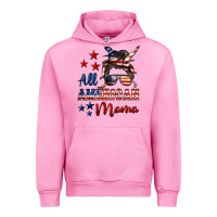 Fuchsia Pink All American Mama Urban Hoodie - LillyAllenDesigns