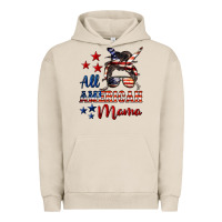 Pigment French Oak All American Mama Urban Hoodie - LillyAllenDesigns