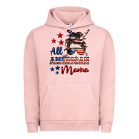 Pigment Salmon All American Mama Urban Hoodie - LillyAllenDesigns