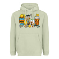 Matcha lacrosse coffee cups Heavyweight Hoodie - Zillion Design Studio