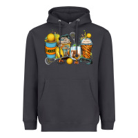 Smoke lacrosse coffee cups Heavyweight Hoodie - Zillion Design Studio