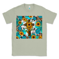 Matcha sunflower cross cowhide gemstones Classic Tee - RanaPortraitStore
