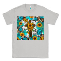 Moon Dust sunflower cross cowhide gemstones Classic Tee - RanaPortraitStore