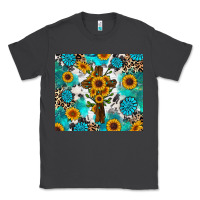 Smoke sunflower cross cowhide gemstones Classic Tee - RanaPortraitStore