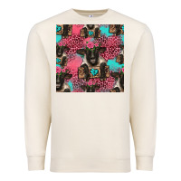 Sandshell black sheep seamless pattern Premium Sweatshirt - HRA Design Shop
