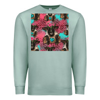 Seafoam black sheep seamless pattern Premium Sweatshirt - HRA Design Shop