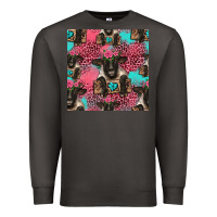 Smoke black sheep seamless pattern Premium Sweatshirt - HRA Design Shop