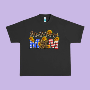 Military Mom With Soldier Boots Urban Heavy Tee Designed By Artiststas