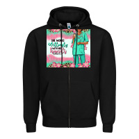 Black she works willingly with her hands afro nurse Zipper Hoodie - RanaPortraitStore