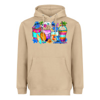 Mushroom stitch summer coffee cups Heavyweight Hoodie - Zillion Design Studio