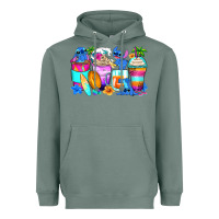 Sage stitch summer coffee cups Heavyweight Hoodie - Zillion Design Studio