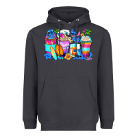 Smoke stitch summer coffee cups Heavyweight Hoodie - Zillion Design Studio
