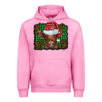 Fuchsia Pink christmas leopard buffalo plaid baby highland cow Urban Hoodie - BarkalooDesign