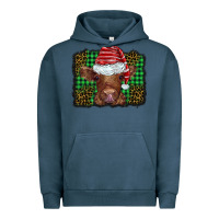Pigment Midnight Navy christmas leopard buffalo plaid baby highland cow Urban Hoodie - BarkalooDesign