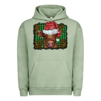 Pigment Oil Green christmas leopard buffalo plaid baby highland cow Urban Hoodie - BarkalooDesign