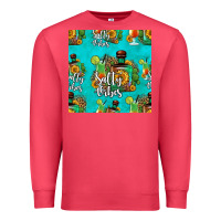 Cardinal salty vibes seamless pattern Premium Sweatshirt - HRA Design Shop