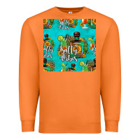 Carrot salty vibes seamless pattern Premium Sweatshirt - HRA Design Shop