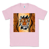 Bubblegum Pink tiger scratch mark Classic Tee - RanaPortraitStore