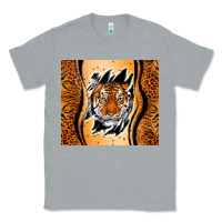 Heather Grey tiger scratch mark Classic Tee - RanaPortraitStore