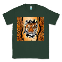 Sports Green tiger scratch mark Classic Tee - RanaPortraitStore